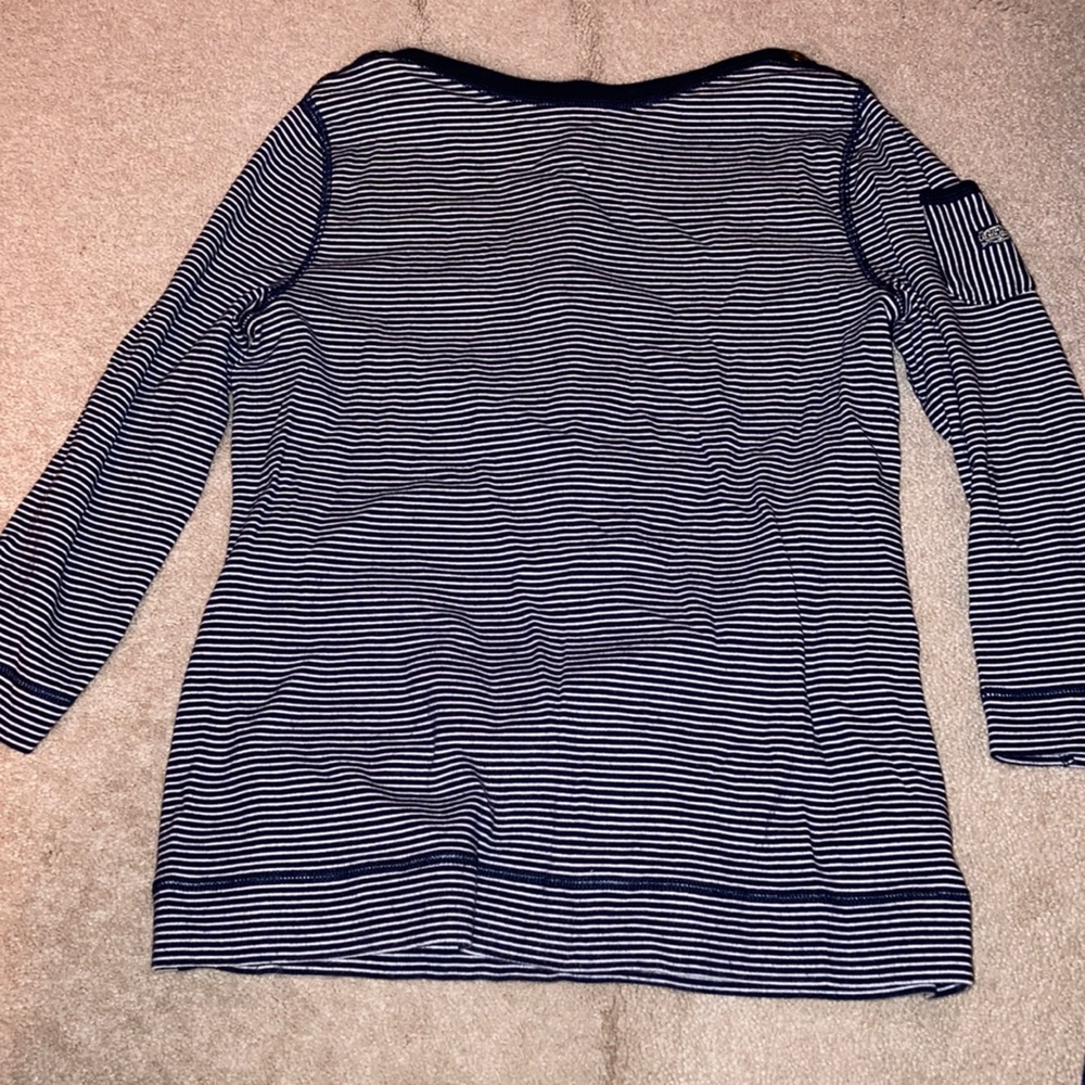 Ralph Lauren 
Striped 3/4 length sleeve/EUC!